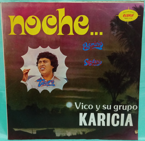 F Vico Y Su Grupo Karicia Lp Noche Peru 1982 Ex Ricewithduck