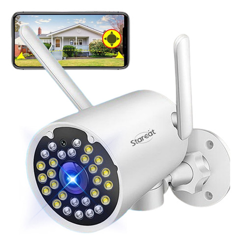 Starcat® Camara De Seguridad Exterior Ptz 2.4/5g Wifi Alarma