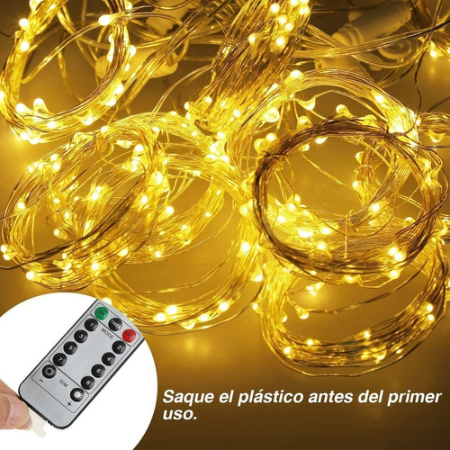 Cortinas Decorativas Luz Led Control Remoto 3x3m 300 Leds