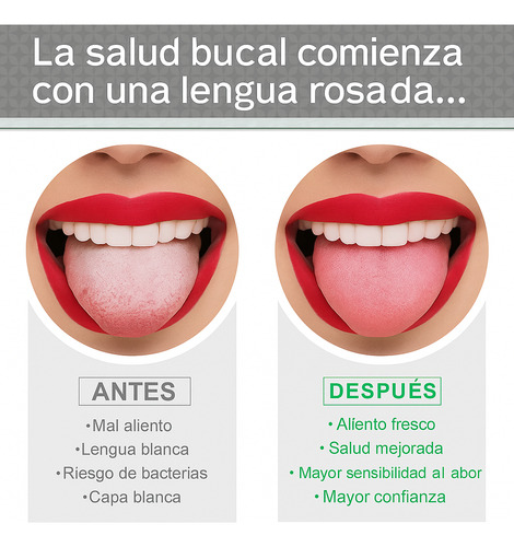 Raspador De Lengua De Acero Higiene Bucal Y Aliento Fresco Naranja
