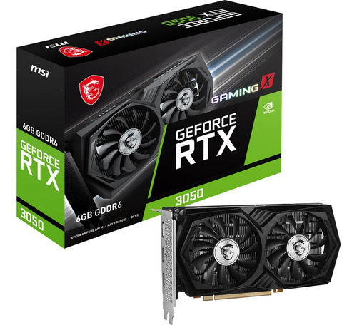 Tarjeta Grafica Msi Geforce Rtx 3050 Gaming X 6g Gddr6