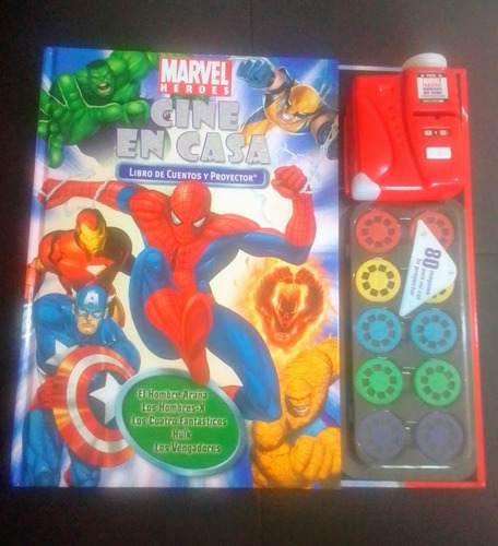 Libro Marvel Heroes Cine En Casa