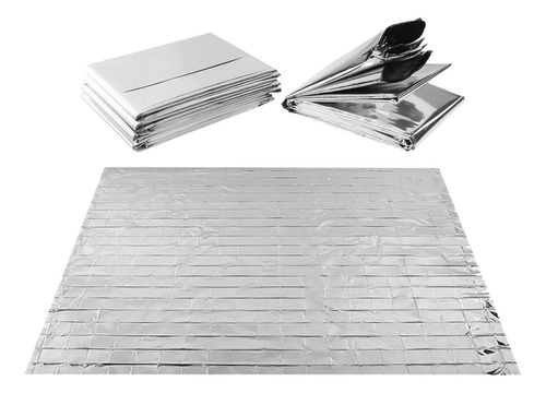 Manta Térmica Mylar De 6 Uds, Manta De 130x210cm