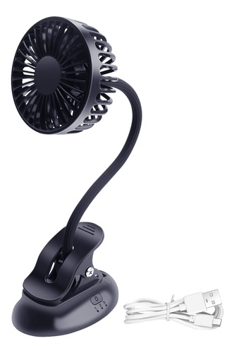 Ventilador De Cochecito V8, Portátil Y Cristalino, 3 Ajustes