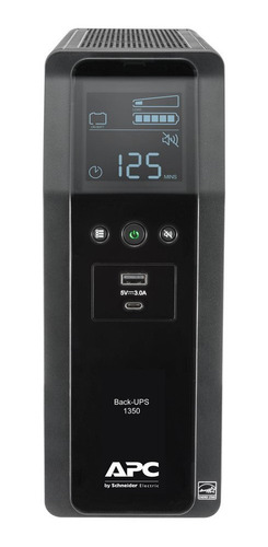 Imagen 5 de 7 de Ups Apc Br1350m2-lm 1350va 1.35kva 810w 10 Tomas Lcd Coaxial