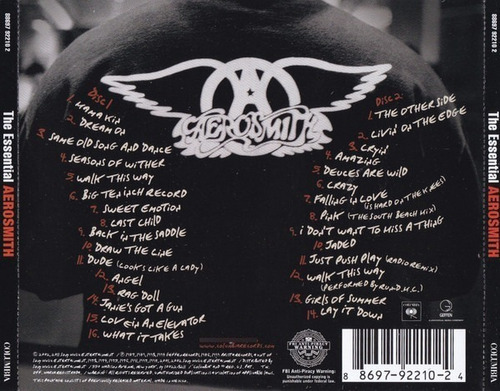 Aerosmith The Essential (best Of) 2cd Sellado Musicovinyl
