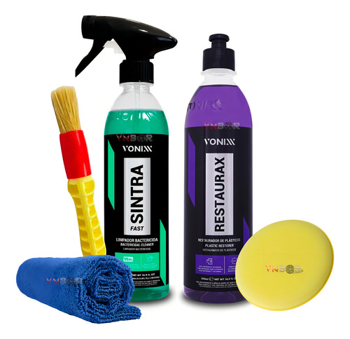 Kit de limpieza y restauración de plástico Restorax Sintra Vonixx