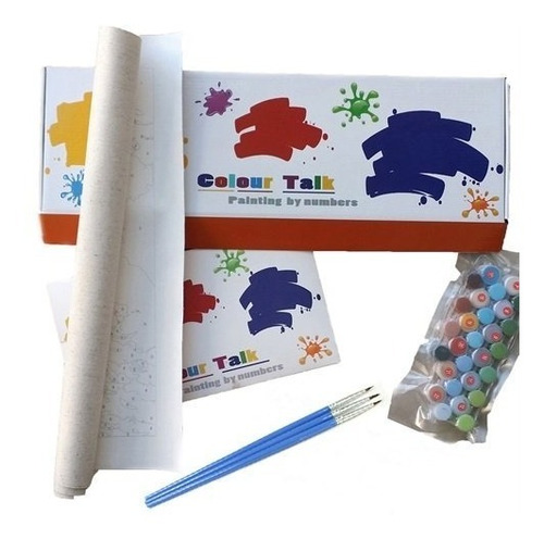 Diy Pintura Al Óleo, Pintura Por Número Kit- Amor Romántico