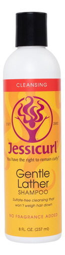 Jessicurl, Champu Gentle Lather, Sin Fragancia Anadida, 8 On