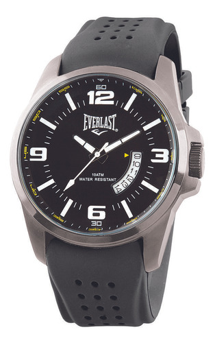 Relógio De Pulso Everlast Masculino Pulseira Silicone E482