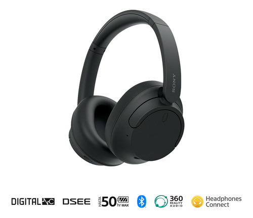 Audífonos Sony Inalámbricos Wh-ch720n, Color Negro - Excelente (Reacondicionado)