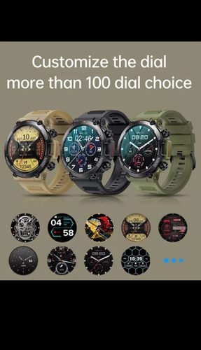 Imagen 4 de 8 de Reloj Inteligente L15 Ip68 Para Hombre, Resistente Al Agua,