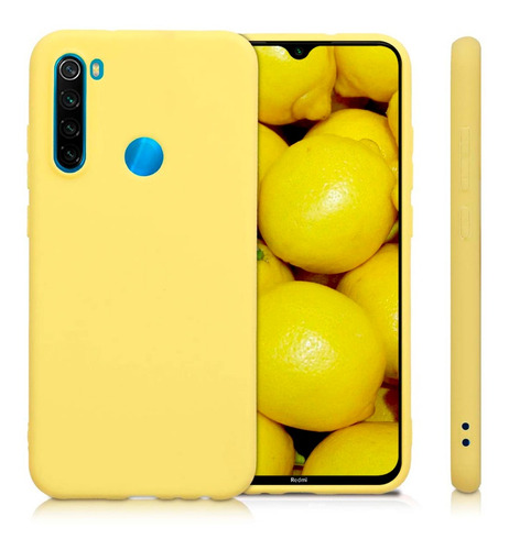 Protector Xiaomi Redmi Note 8 Engomada Color Amarillo
