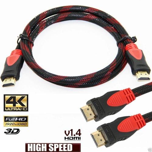 Cable Hdmi 1080 Reforzado 3 Metros Somos Tienda Cod 729