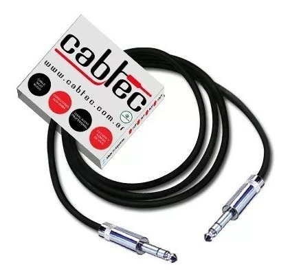 Imagen 8 de 10 de Cable Plug Plug Stereo Trs Neutrik Rean 6 Metros Cabtec