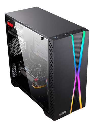 Gabinete Pc Gamer Sentey X10 Rgb Acrilic Usb 3.0 Mexx 3