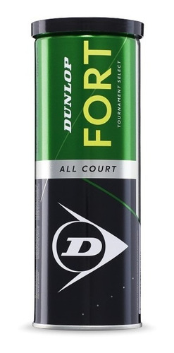 Pelotas De Tenis Dunlop® Fort All Court Ts Tubo X 3 Unidades