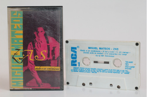 Cassette Miguel Mateos Zas Atado A Un Sentimiento 1987