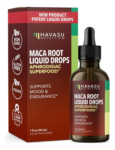 Raíz De Maca Liquida Havasu Nutrition 30 Ml