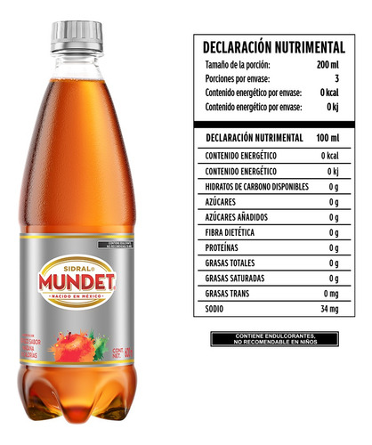 Refresco Sidral Light 600 Ml 12 Pack