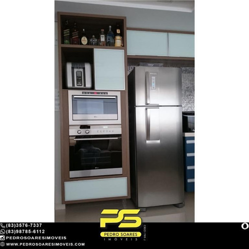 (mobiliado) Flat Com 1 Dormitório À Venda, 39 M² Por R$ 300.000 - Manaíra - João Pessoa/pb - Fl0170