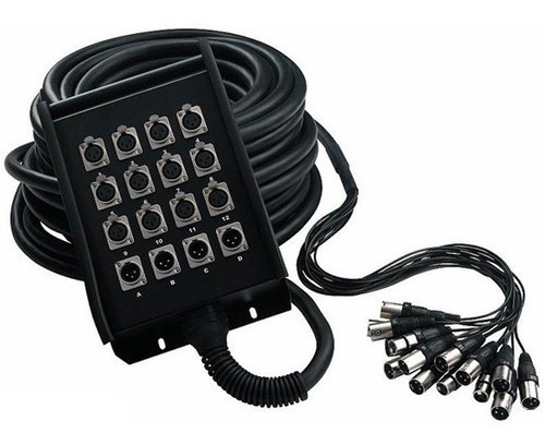 Cable Multipar 12 4 Stage Box 15m Rockcable - Envío Gratis