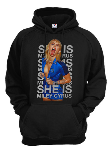 Sudadera Miley Cyrus, Unisex Capucha Y Cangurera 02