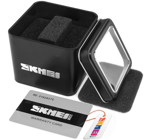 Imagen 3 de 3 de Reloj Niño Niño Skmei Swim 1266, Negro / Azul Sumergible 50m