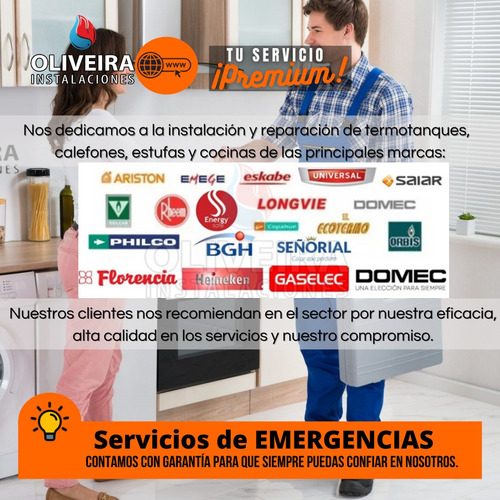 Imagen 1 de 5 de Service-reparacion De Termotanque Electrico-gas Multimarcas!
