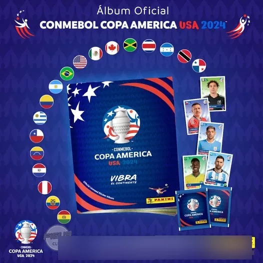 Figuritas Copa America 2024 Panini - Álbum + 60 Sobres