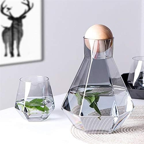 Set Jarra 1300ml Y4 Vasos 300ml Mod Diamante Versatil Licor