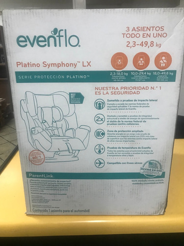 Butaca Para Auto Bebe Symphony Lx 0 A 50 Kg