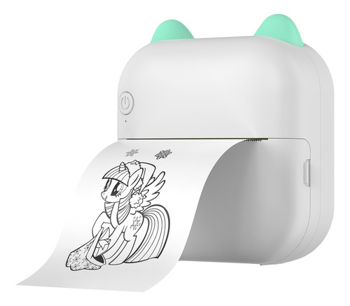 Mini Impresora Térmica: Portátil, Sin Tinta, Bt, 11 Rollos,
