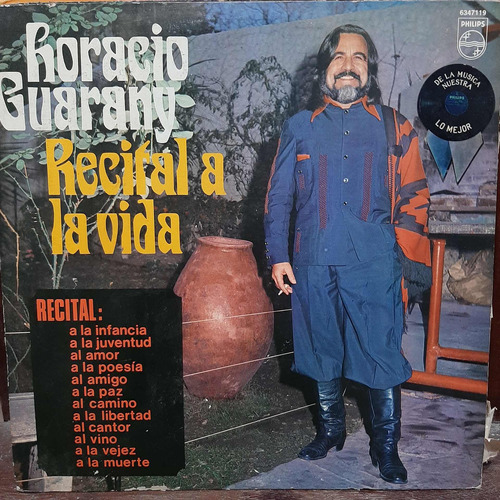 Vinilo Horacio Guarany Recital A La Vida F5