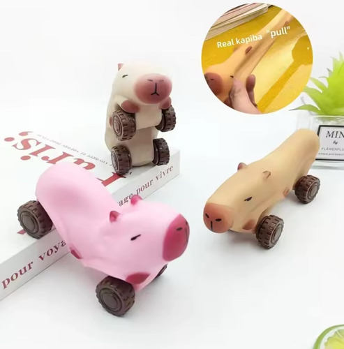 Capibara Carrito Squishy Juguete Elástico Flexible