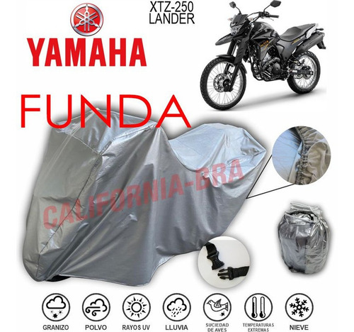 Funda Cubierta Lona Moto Cubre Yamaha Xtz 250 Lander