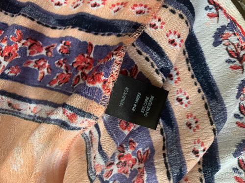 Ensamble Casual Modelo Amplio Rayon Torrid Tallas Extra 4x (Usado)