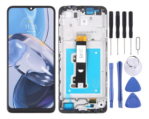 Lcd Screen With Frame For Motorola Moto E22 / E22i