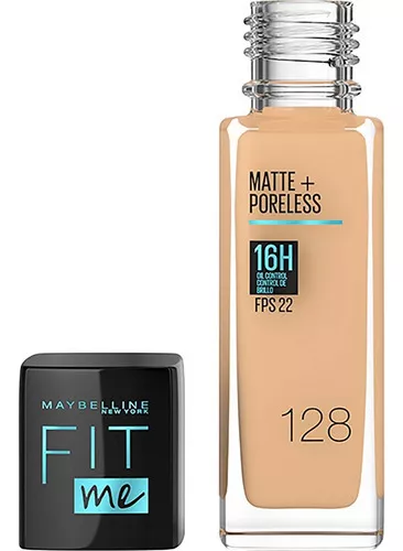 Base de maquillaje Maybelline Fit Me! matte + poreless 128 warm nude 30 ml