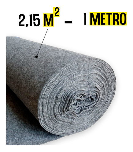 Manta Geotextil 2,15 M2 1 Metro Tipo Bidim Jardim Drenagem