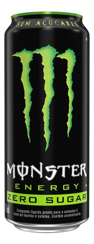 Energético Zero Açúcar Monster Lata 473ml
