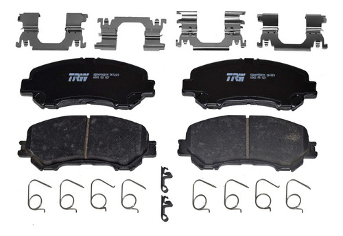 Balata Trw Delantera Nissan X-trail 2014-2016 2 Filas 1 Jgo