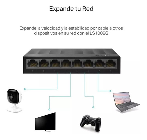 Switch Tp Link 8 Puertos Gigabit