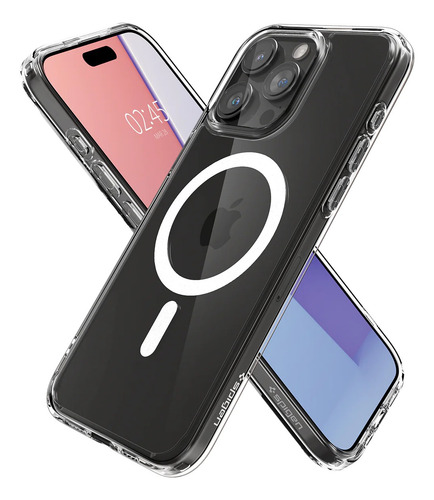 Case Funda Spigen Ultra Hybrid Magsafe iPhone 15 Pro 6.1