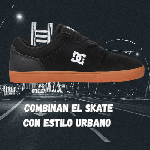 Zapatillas Hombre Dc Shoes Urbanas Crisis 2 Negro Marron