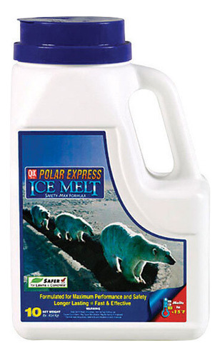 Polar Express Blended Ice Melt 10 Lb. Granule And Fl Cct
