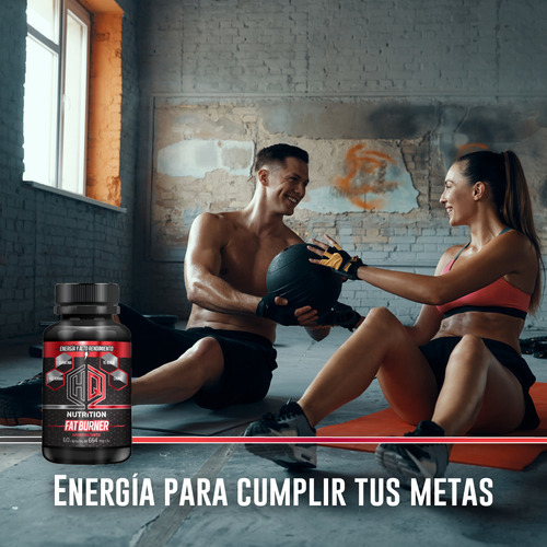Pre Entreno Hq Nutrition Fat Burner Quema Grasa 60 Caps Sin Sabor