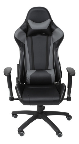Cadeira Gamer F16 Or Design Com Base Rodízio Cinza Até 120kg
