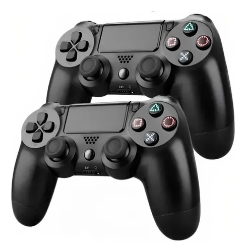 Controle sem Fio Duplo shock 4 Preto Ps4 xd 522 em Promoção na