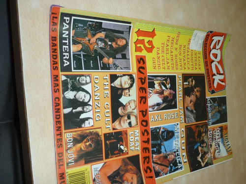 Revista Rock Posters Excelentes Nirvana Pearl Jam Metallica